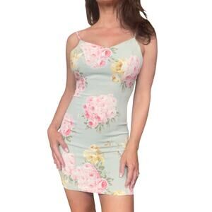 Vintage BETSEY JOHNSON Super Rare Floral Dress Black Label Size Small S